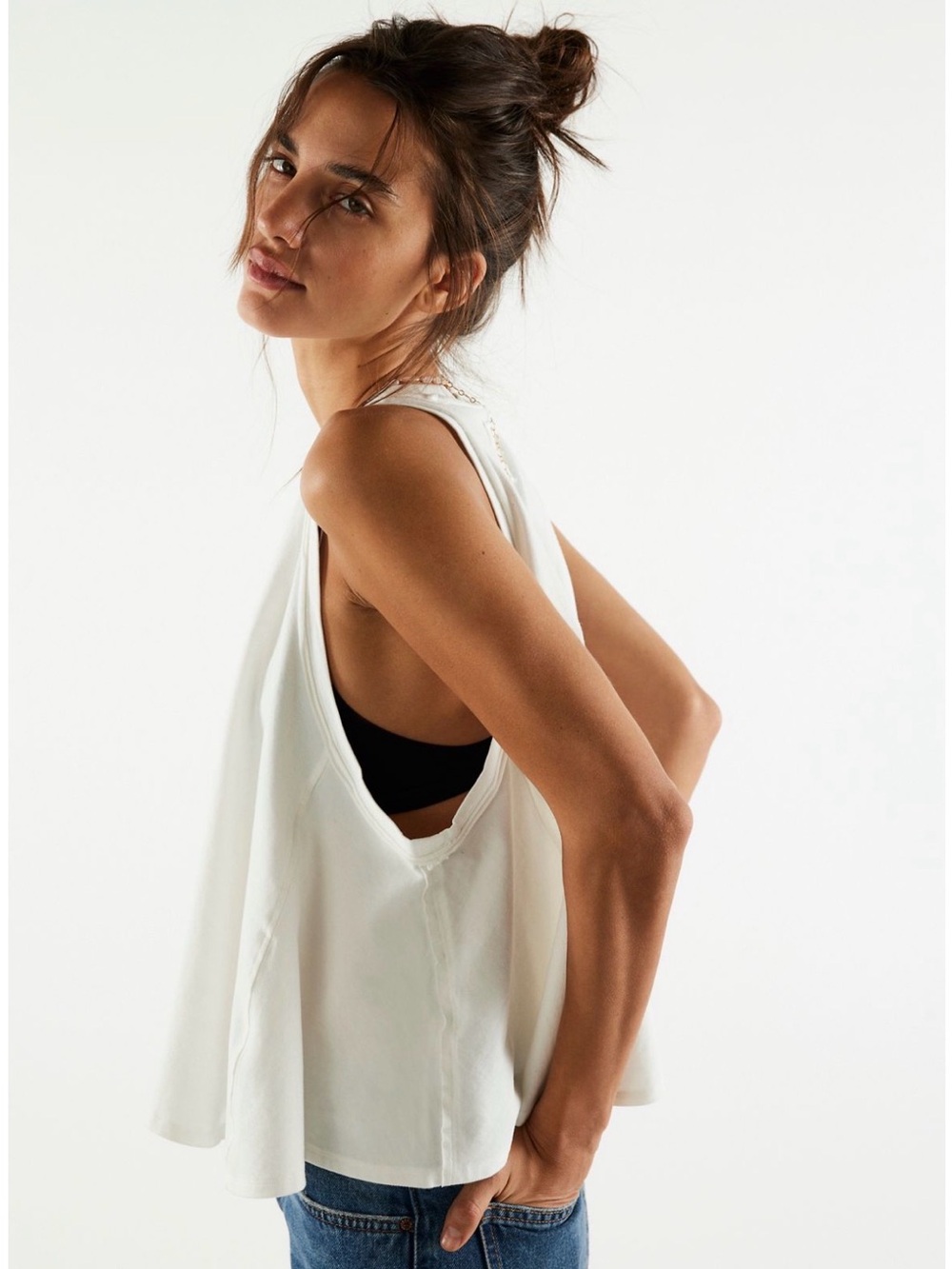 We The Free Hialeah Tee in Clean Ivory - Picture 3 of 8